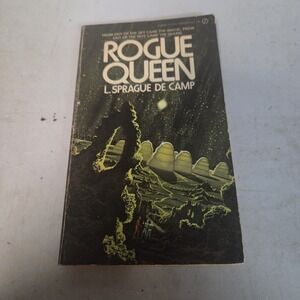 Rogue Queen by L. Sprague de Camp 1972 Paperback 1st Signet Print Sci-Fi Fantasy
